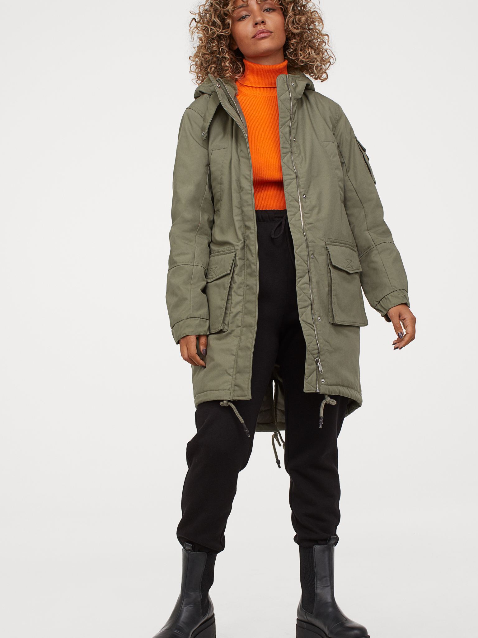 

Парка H&M 8761522wtr 44 Хаки