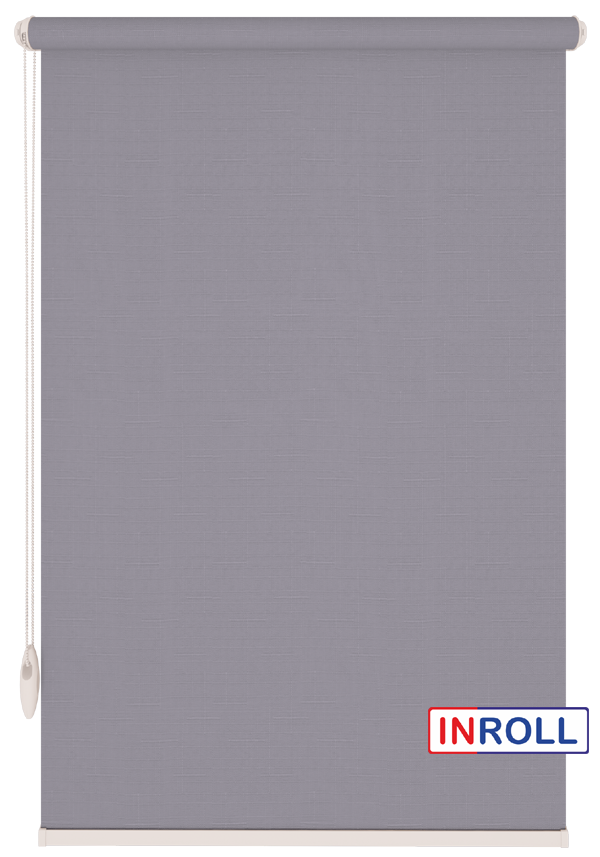 

Ролета тканевая INROLL Есо-Mini 125х165 см Len Серый 7436