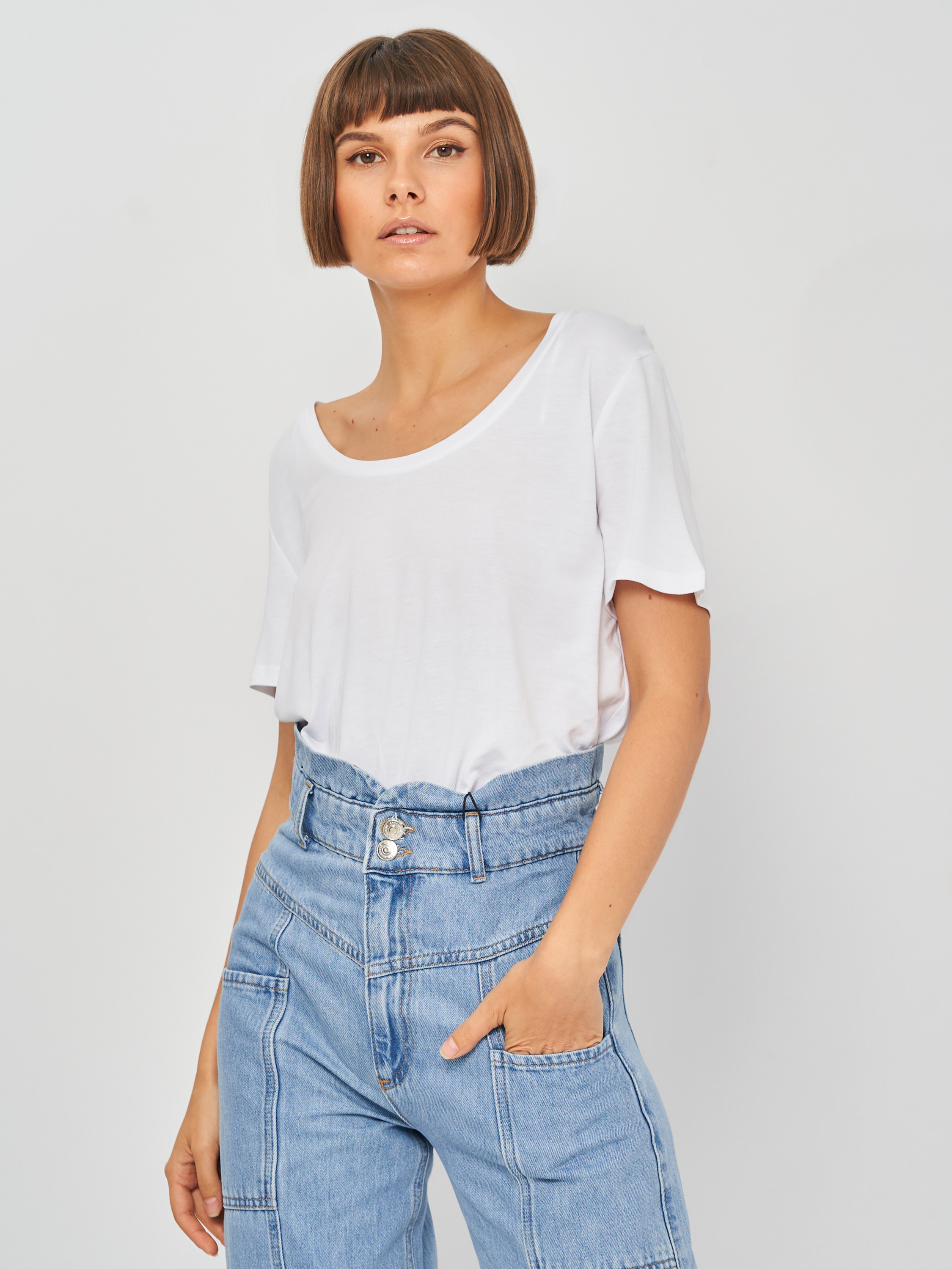 

Футболка Stradivarius 6740/611/003  Белая, Футболка Stradivarius 6740/611/003 M Белая