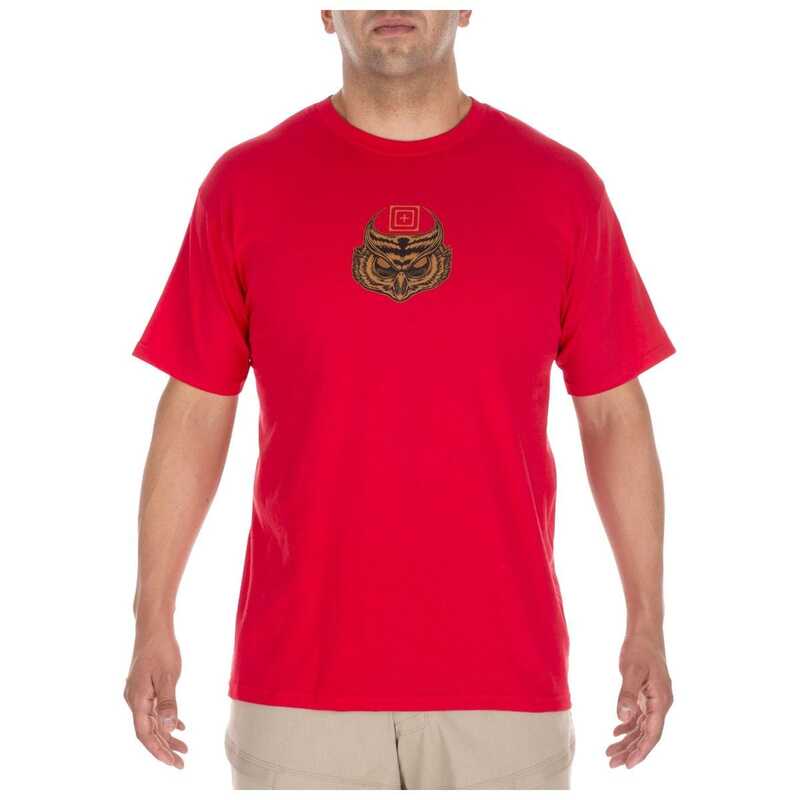 

Футболка 5.11 OWL TEE 41195AN Medium, Червоний