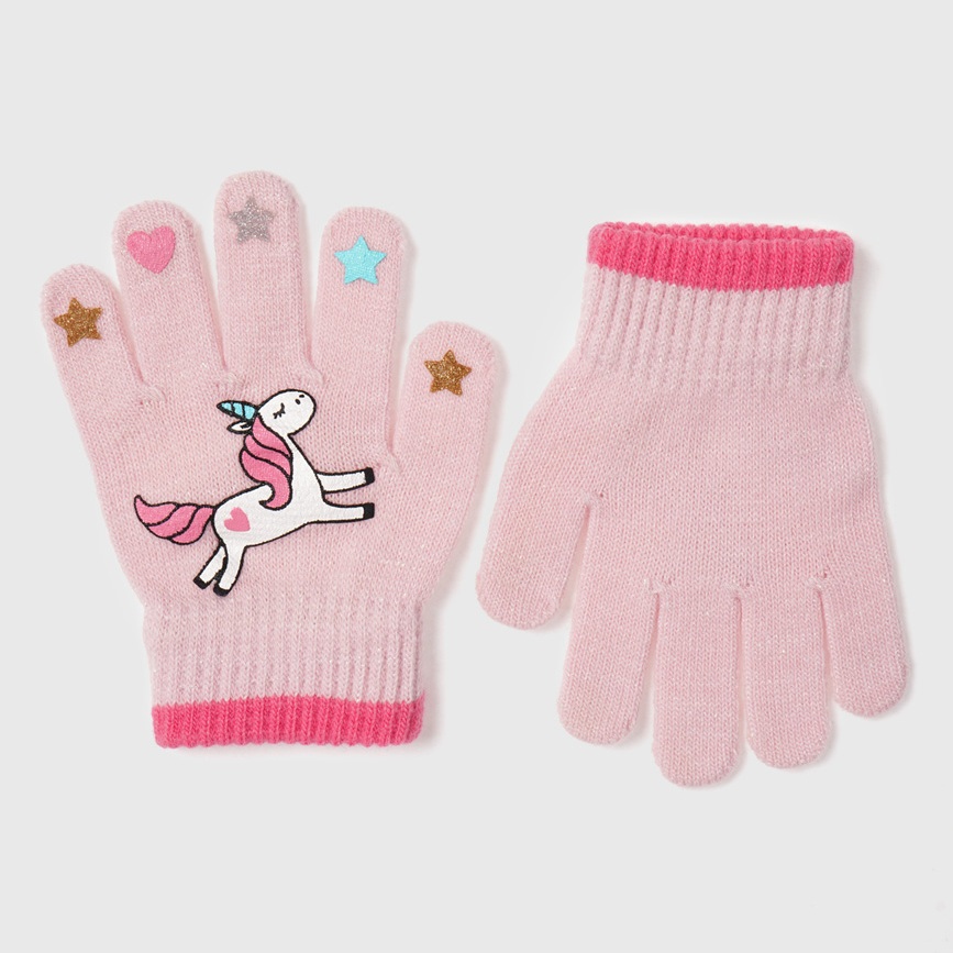 

Перчатки O'STIN GAEZ53-X2 2-4 Холодно-розовые