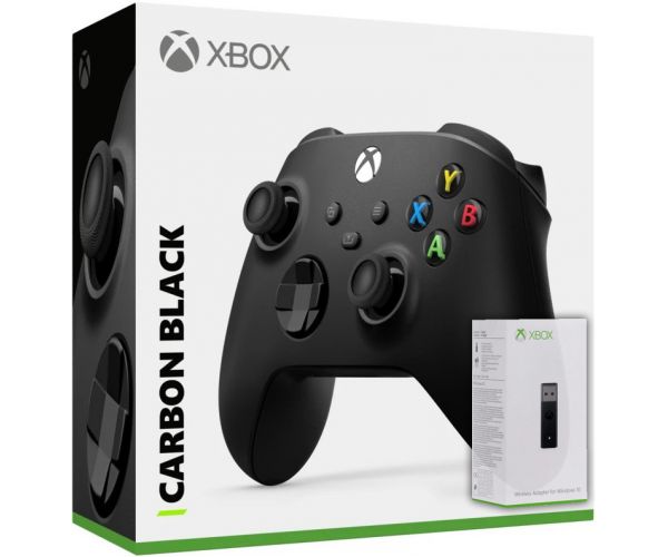 

Microsoft Xbox Series X | S Wireless Controller with Bluetooth (Carbon Black) + Адаптер беспроводного геймпада для Windows (Upgrade Version)