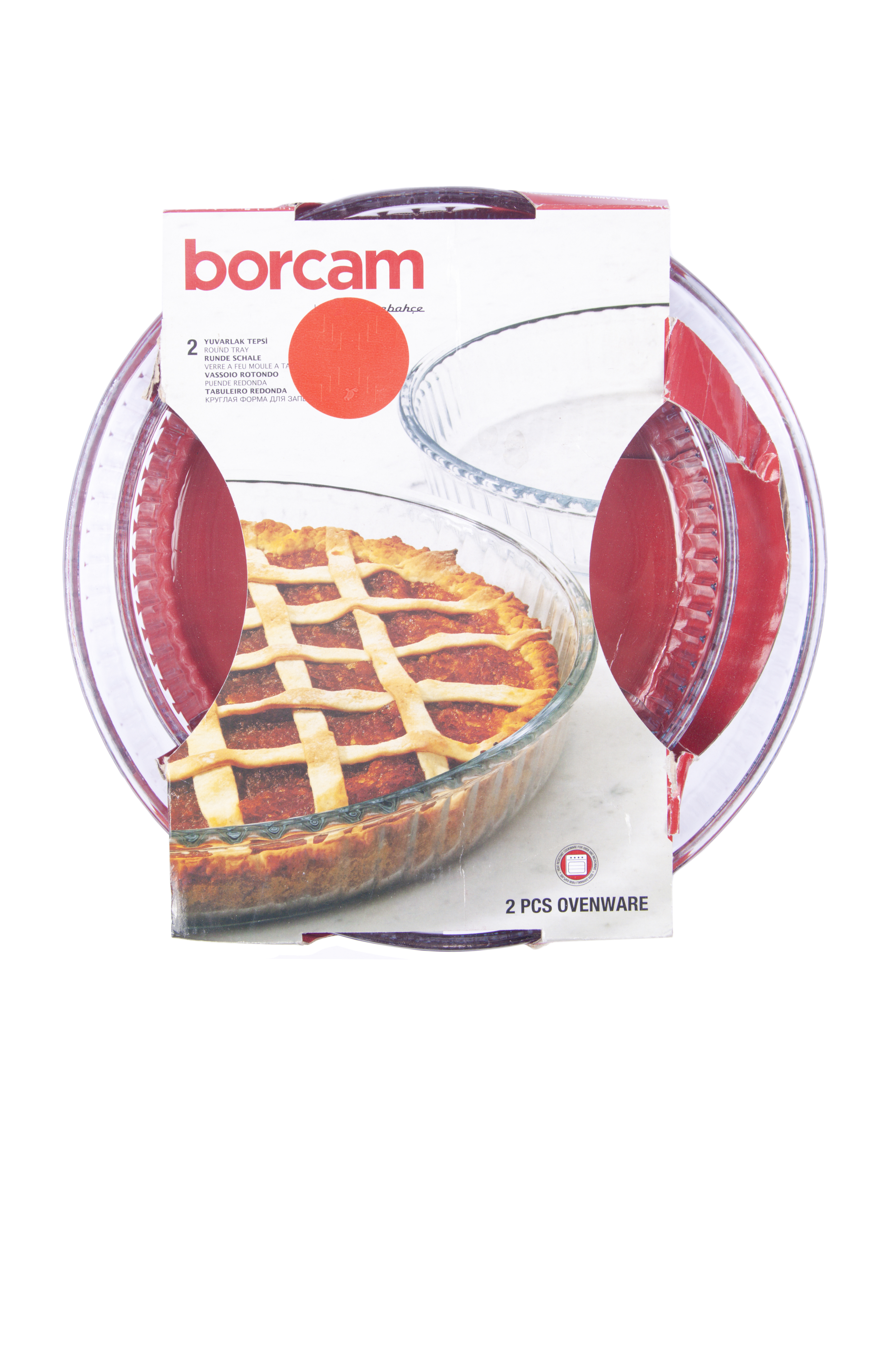 

Форма для запекания Borcam 2шт прозрачный H1-442049