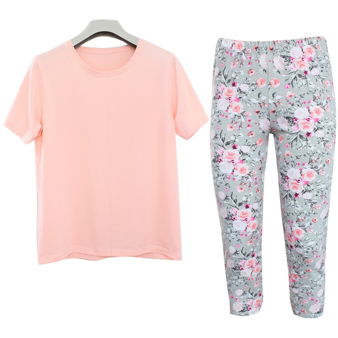 

Комплект жіночий, стрейч 46 малюнок PW5-ZelKvity-46 Ladan