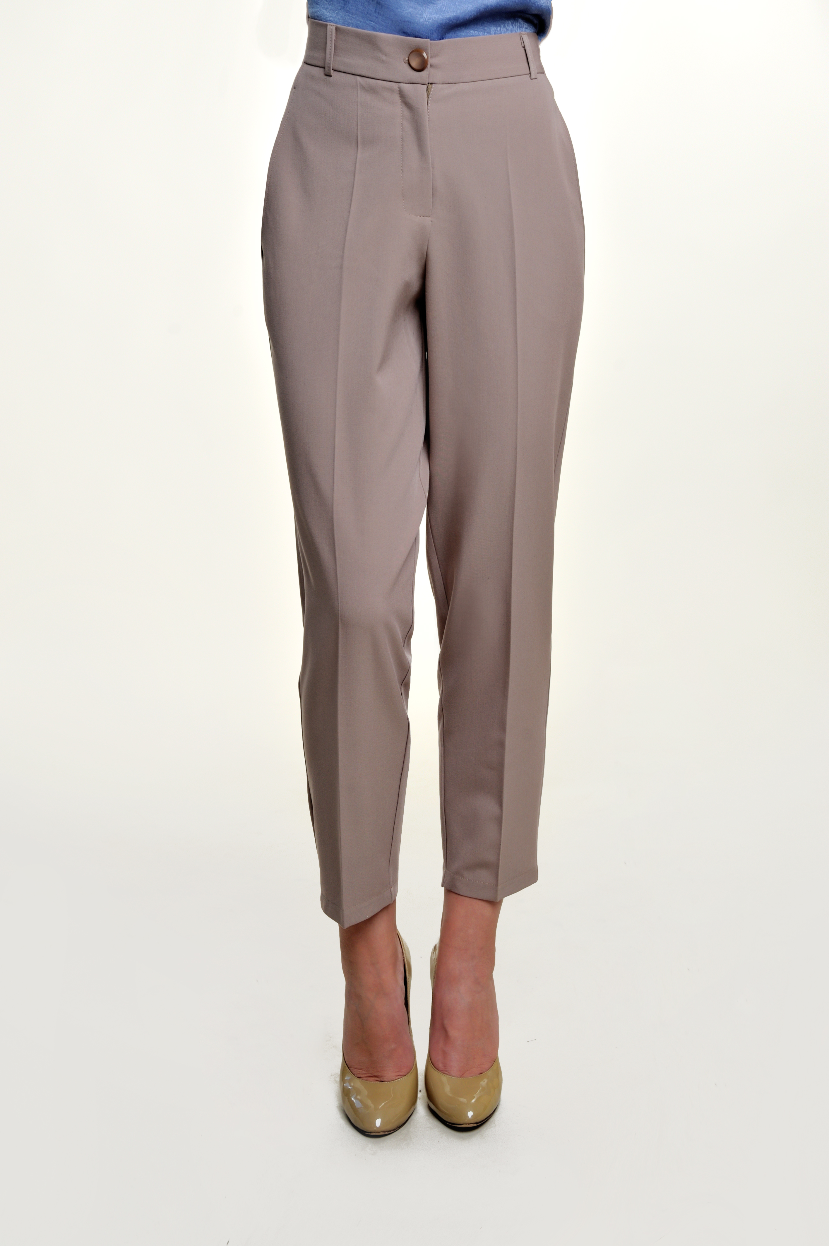

Брюки Wear me с высокой посадкой S Кофе 1w/17/35