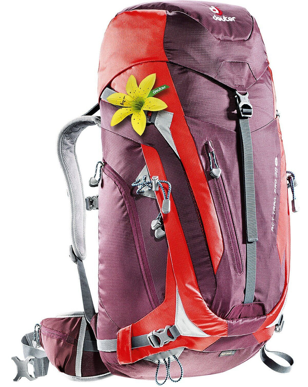 

Рюкзак Deuter ACT Trail Pro 38 SL aubergine-fire (3441215 5522)