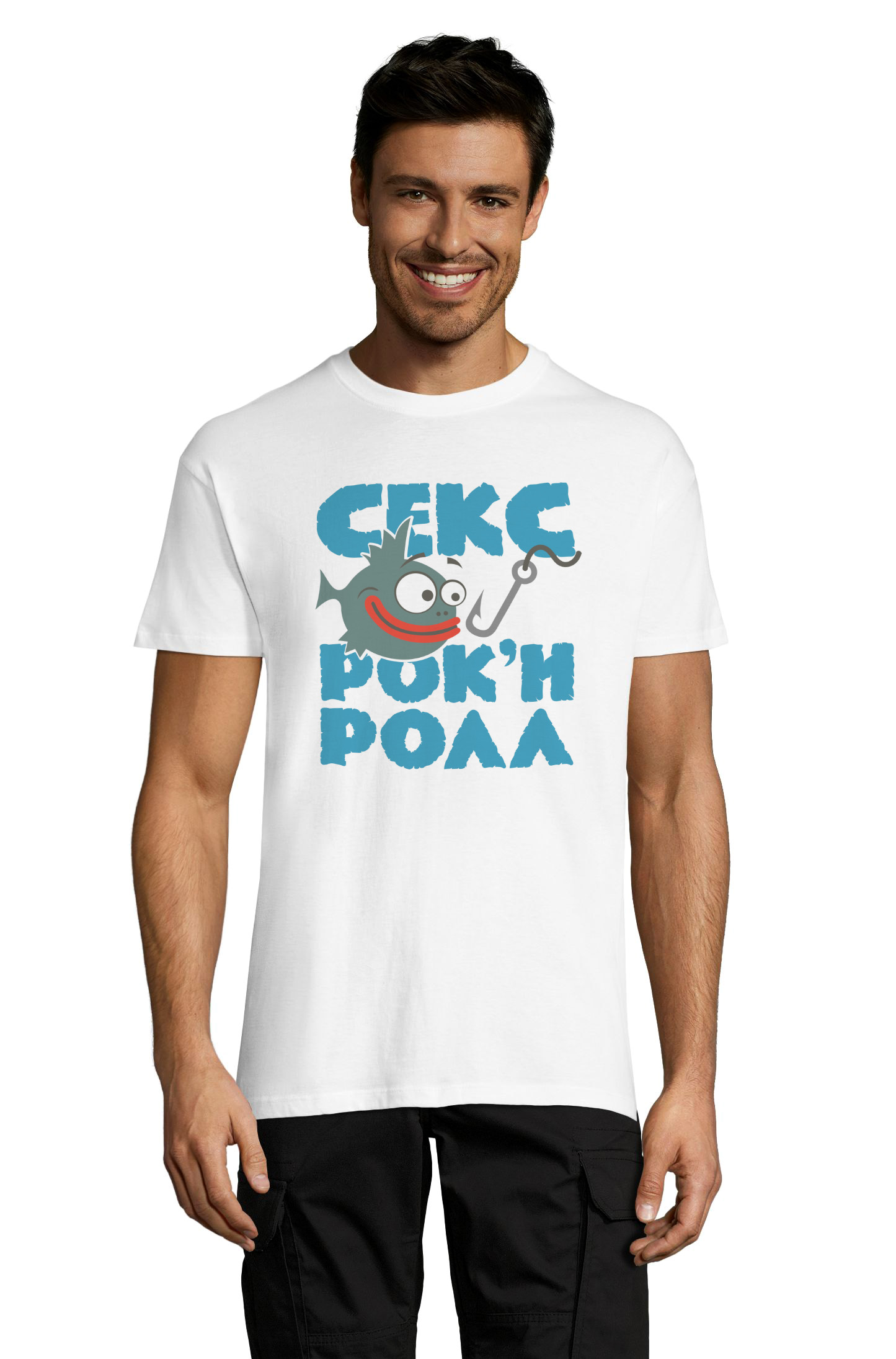 

Футболка OWEAR с принтом Рыбалка 111-31-M XXL Белый