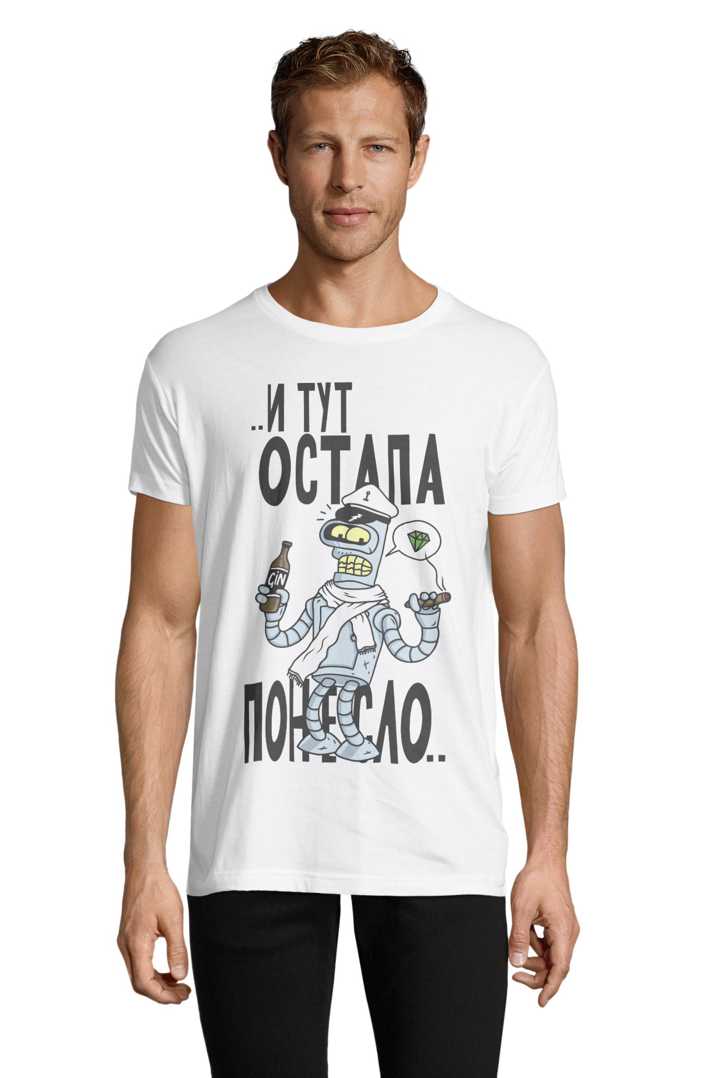 

Футболка OWEAR с принтом приколы 1122-442-M-WH  Белый, Футболка OWEAR с принтом приколы 1122-442-M-WH L Белый