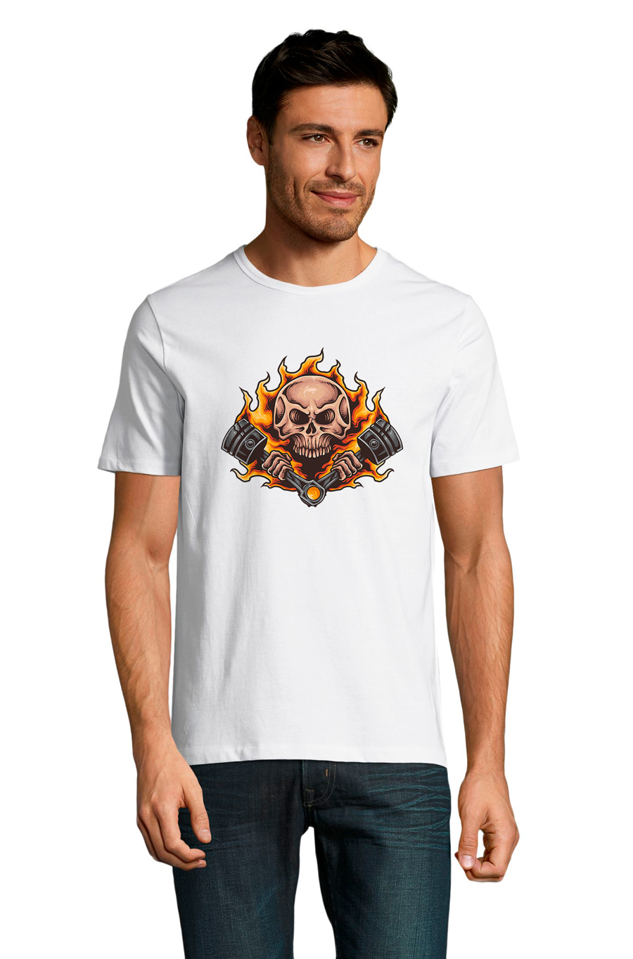 

Футболка OWEAR с ярким принтом 2920-M-WH2  Белый, Футболка OWEAR с ярким принтом 2920-M-WH2 S Белый