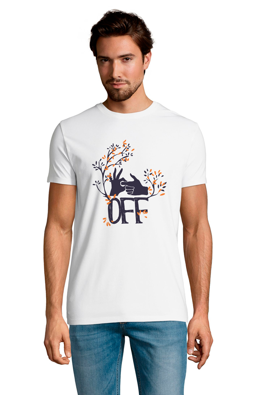 

Футболка OWEAR с ярким принтом 3448-M-WH3  Белый, Футболка OWEAR с ярким принтом 3448-M-WH3 XL Белый