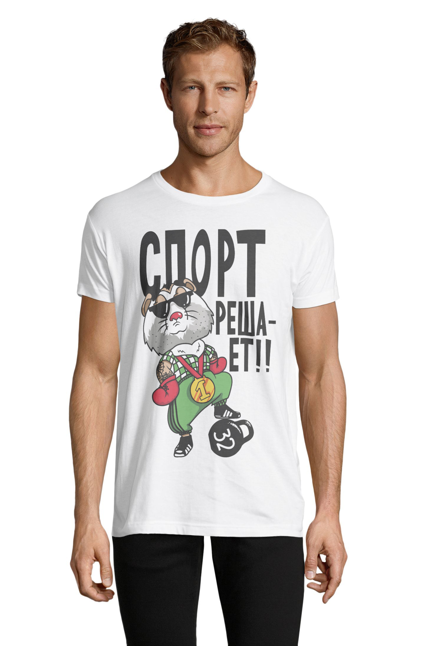 

Футболка OWEAR с принтом приколы 1122-398-M-WH XXL Белый