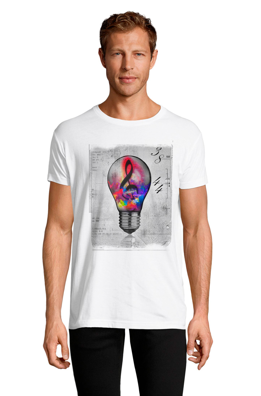 

Футболка OWEAR с ярким принтом 205-M-WH1 XXL Белый