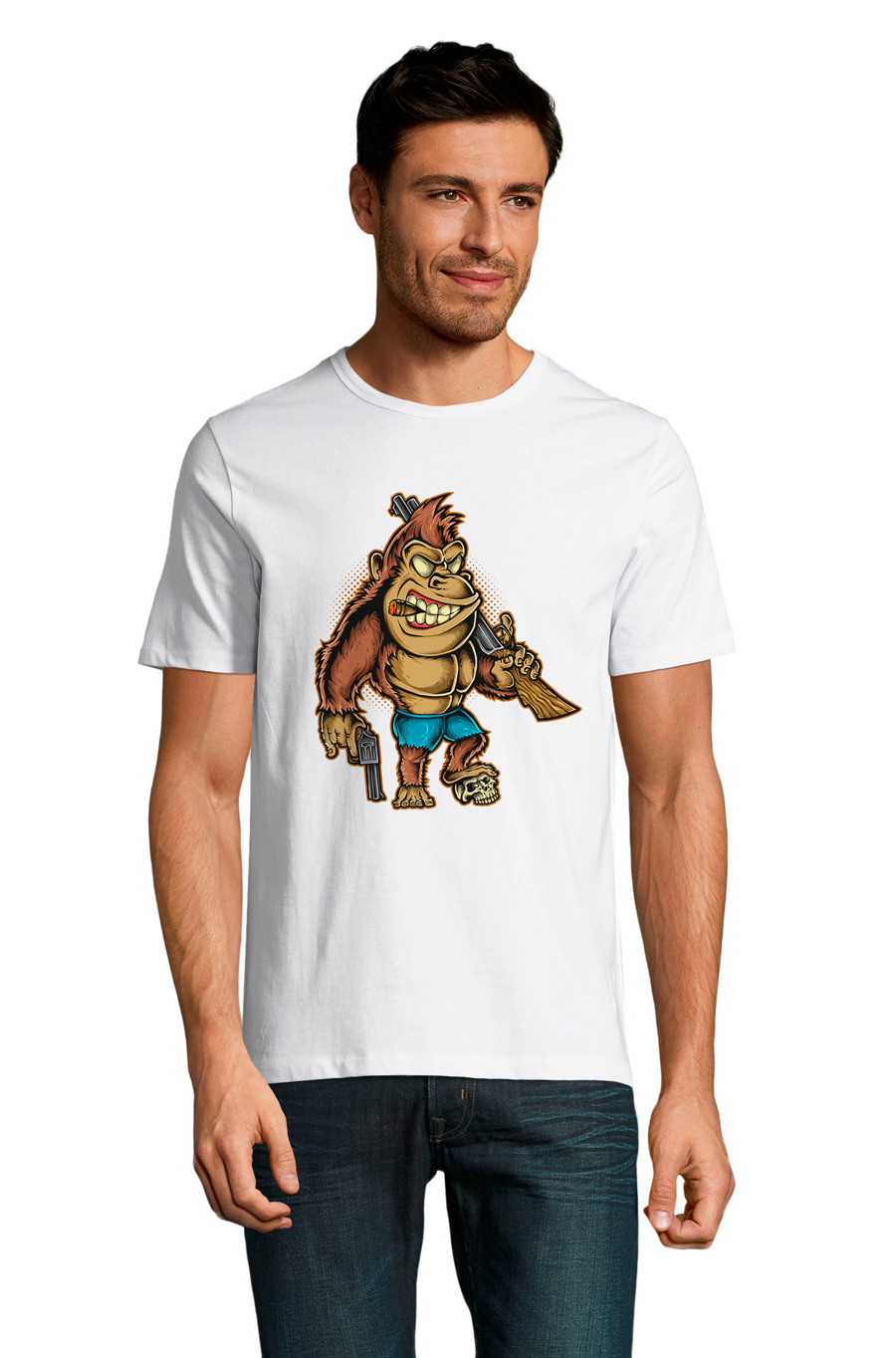 

Футболка OWEAR с ярким принтом 2894-M-WH2  Белый, Футболка OWEAR с ярким принтом 2894-M-WH2 L Белый