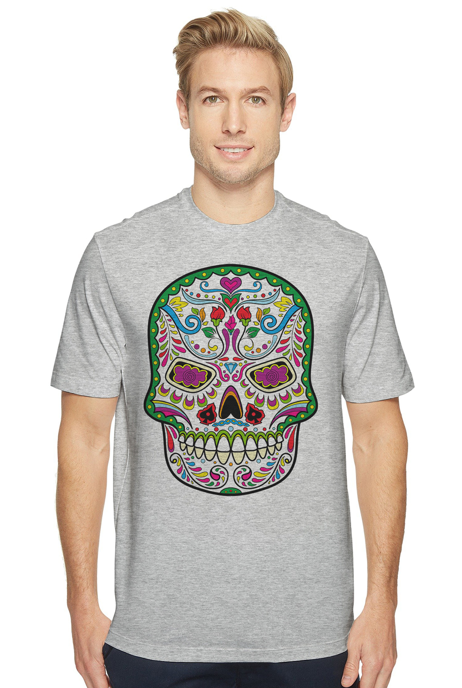 

Футболка OWEAR с принтом Скелет 2520-M-GH7  Серый-меланж, Футболка OWEAR с принтом Скелет 2520-M-GH7 XL Серый-меланж