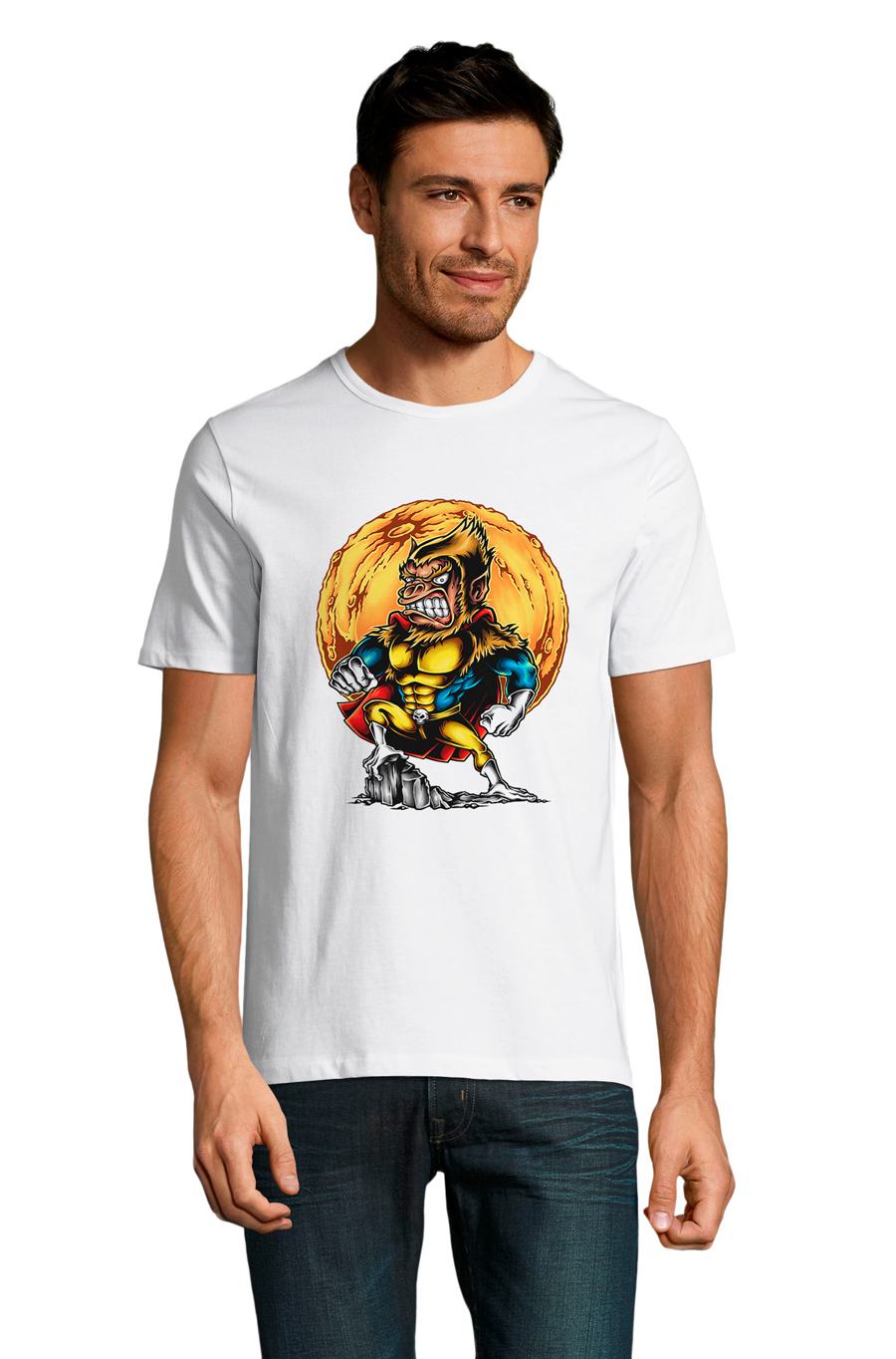 

Футболка OWEAR с ярким принтом 3067-M-WH2  Белый, Футболка OWEAR с ярким принтом 3067-M-WH2 XL Белый