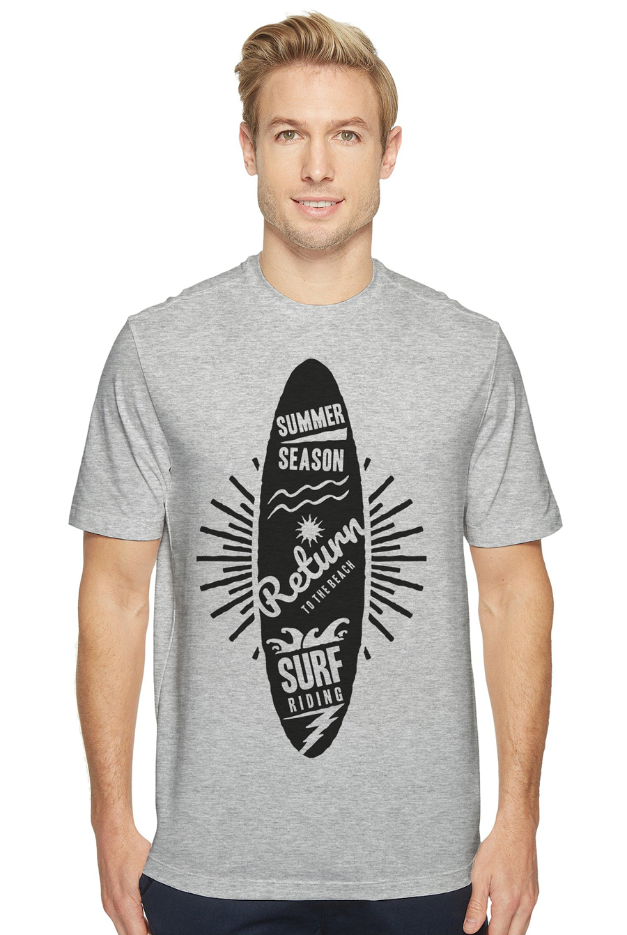 

Футболка OWEAR С Серфинг принтом 3622-M-GH7 XXL Серый-меланж
