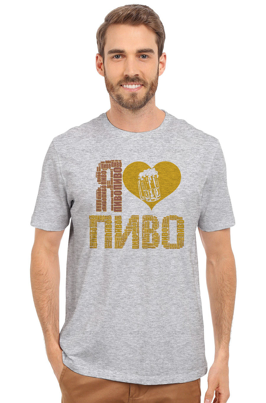 

Футболка OWEAR с принтом Пиво 222-12-M-GH8 XXL Серый-меланж