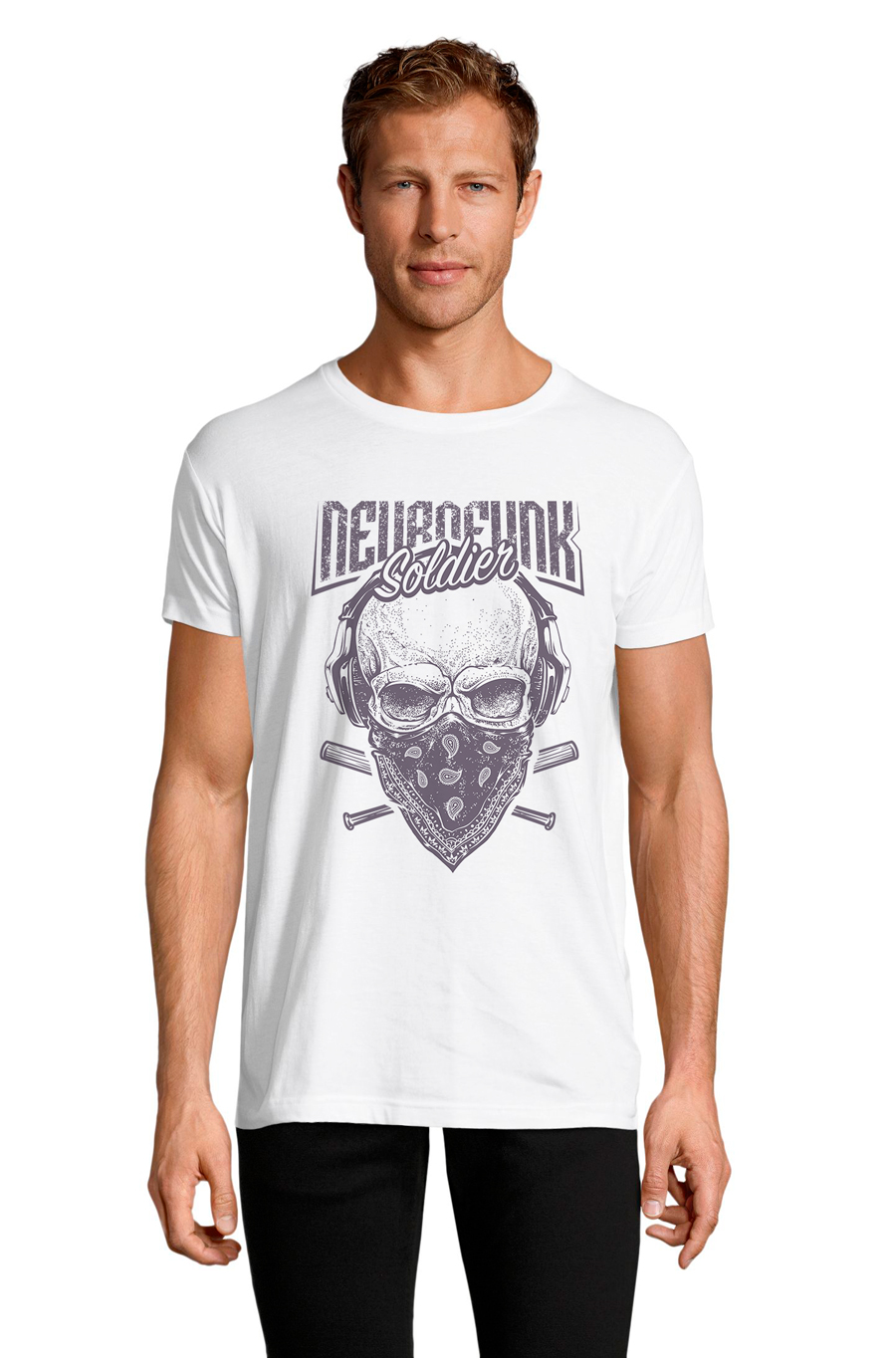 

Футболка OWEAR с принтом Скелет 1099-M-WH1  Белый, Футболка OWEAR с принтом Скелет 1099-M-WH1 3XL Белый