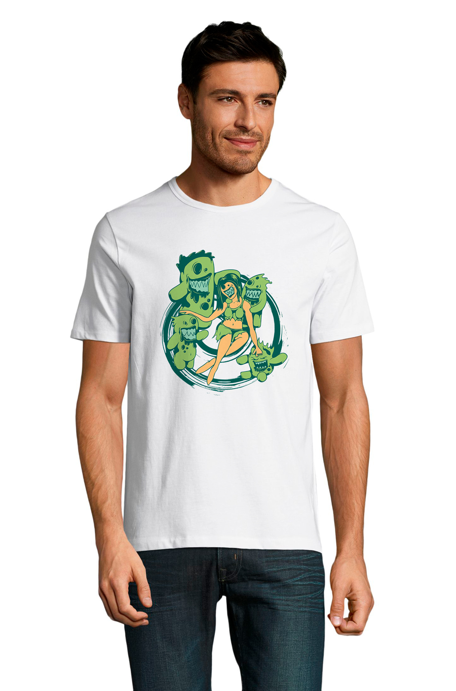 

Футболка OWEAR с ярким принтом 3044-M-WH2 XXL Белый