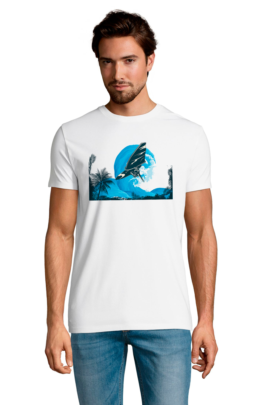 

Футболка OWEAR С Серфинг принтом 3791-M-WH3 XXL Белый