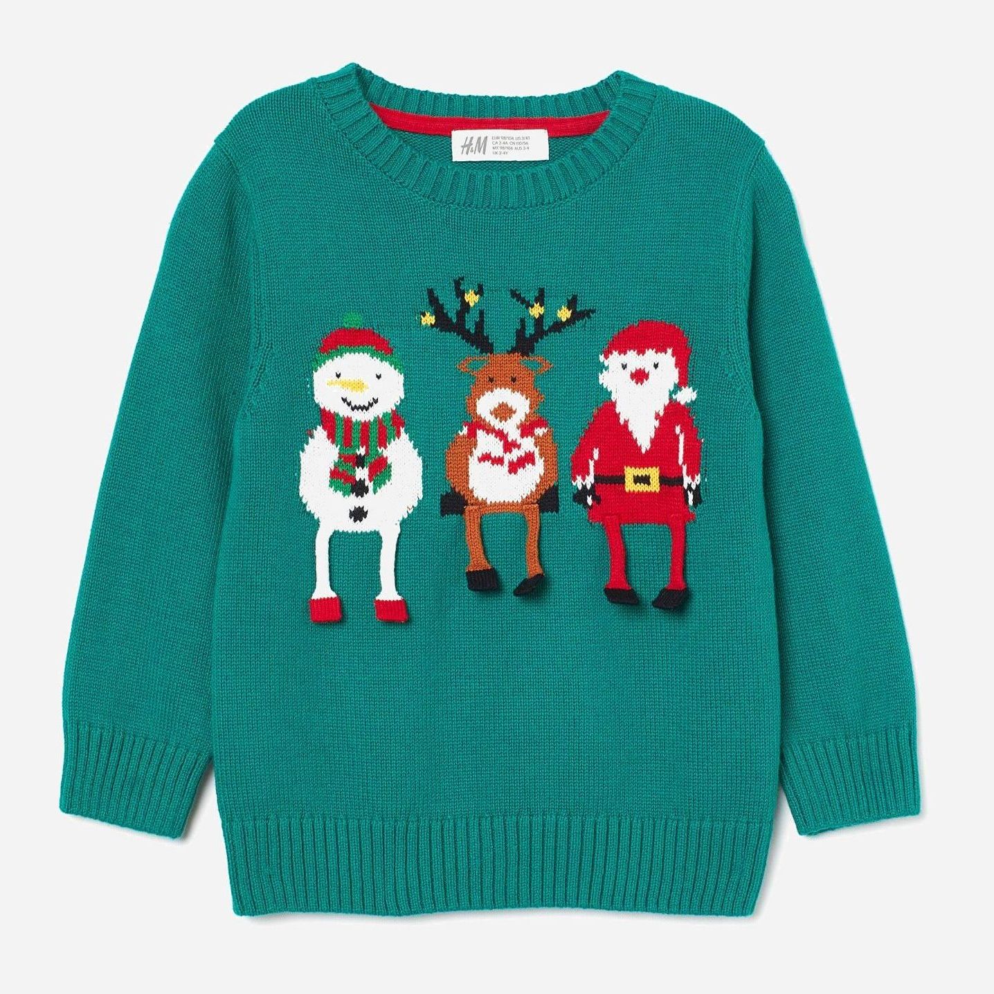 

Джемпер H&M 1708-8429182 110-116 см Зеленый (hm09728246675)