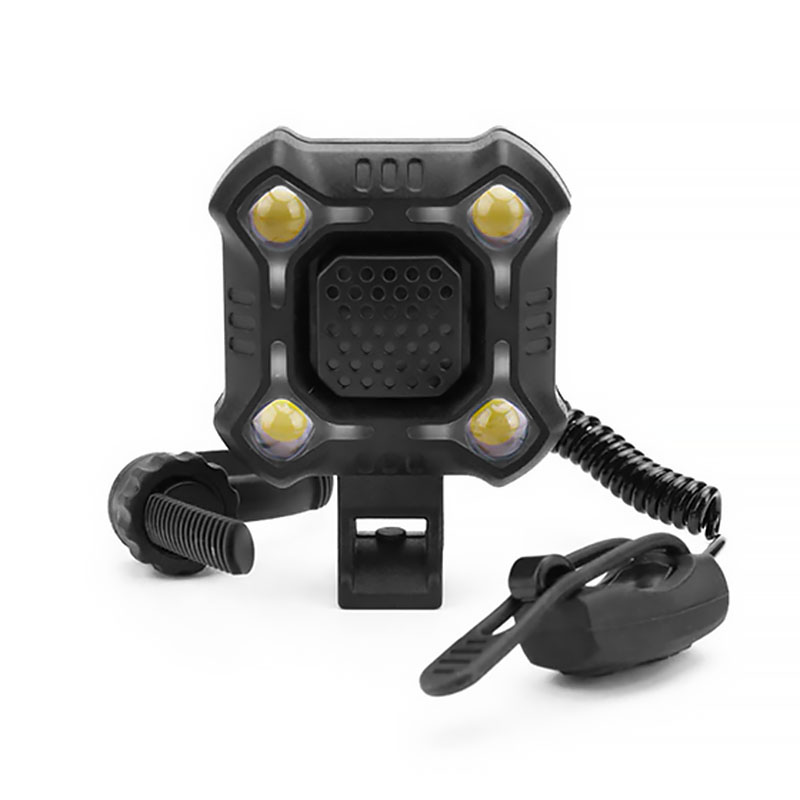 

Звонок электронный велосипедный West Biking YP0701210 Black с подсветкой