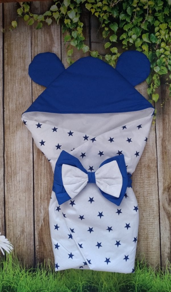 

Конверт плед для выписки с капюшоном Микки мальчик ШкодаМода 6677l Белый Синий (87656678)