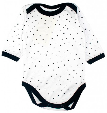 

Бодик MISHKA белый Little stars звездочки 74 (1011011-74)