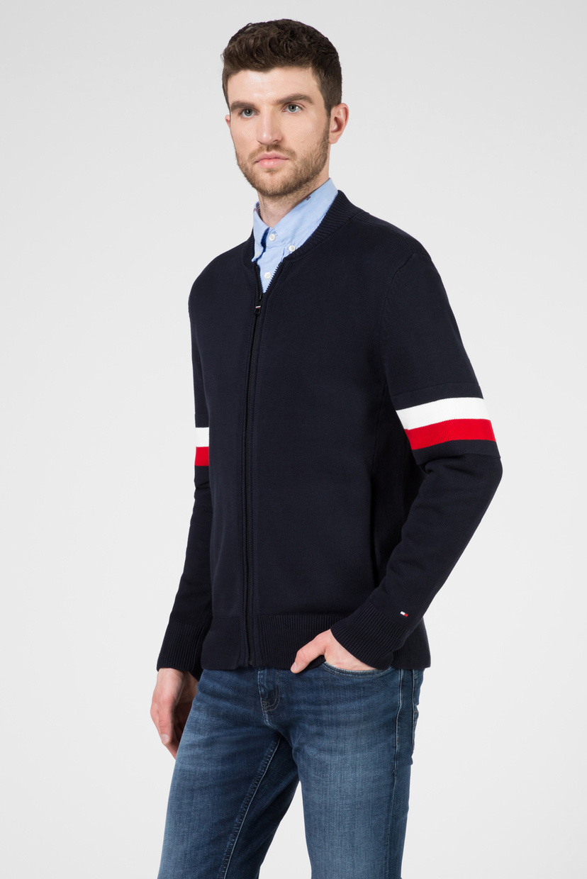 

Мужская темно-синяя кофта SLEEVE BRANDED BASEBALL Tommy Hilfiger M MW0MW12265