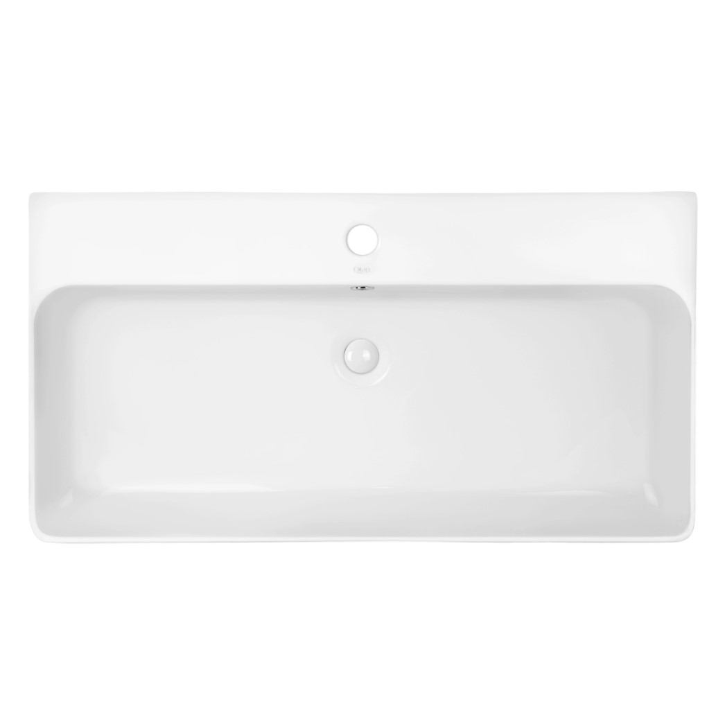 

Раковина Qtap Nando с донным клапаном QT1211K419W
