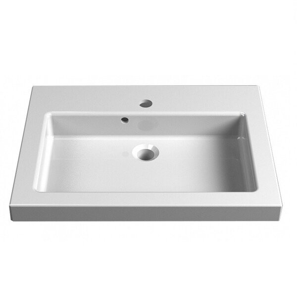 

Раковина Fancy Marble Pauline белая глянцевая 60 см