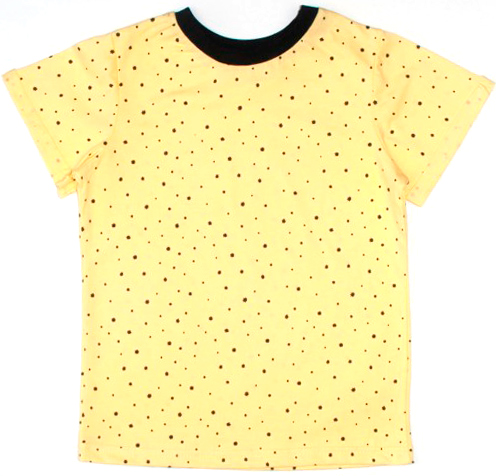 

Футболка MISHKA Little stars желтая 128 (1455-128)