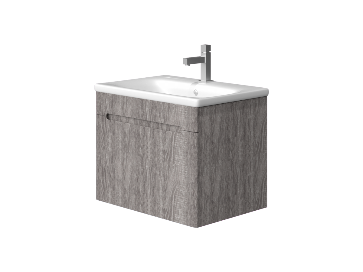 

Тумба JUVENTA Tivoli Tv-65 дуб трюфель с умывальником Soft-65