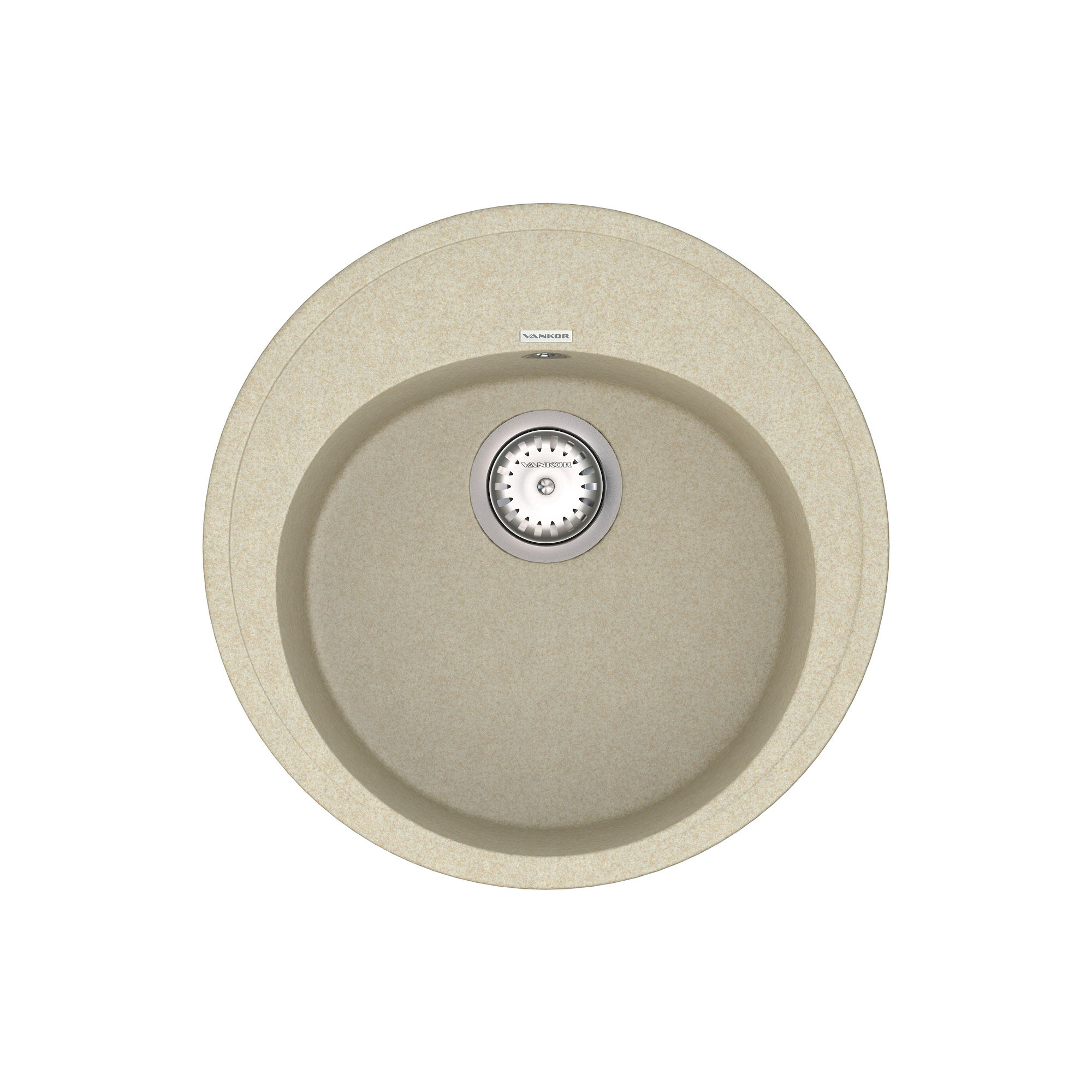 

Кухонная мойка VANKOR Sity SMR 01.50 Beige + сифон VANKOR