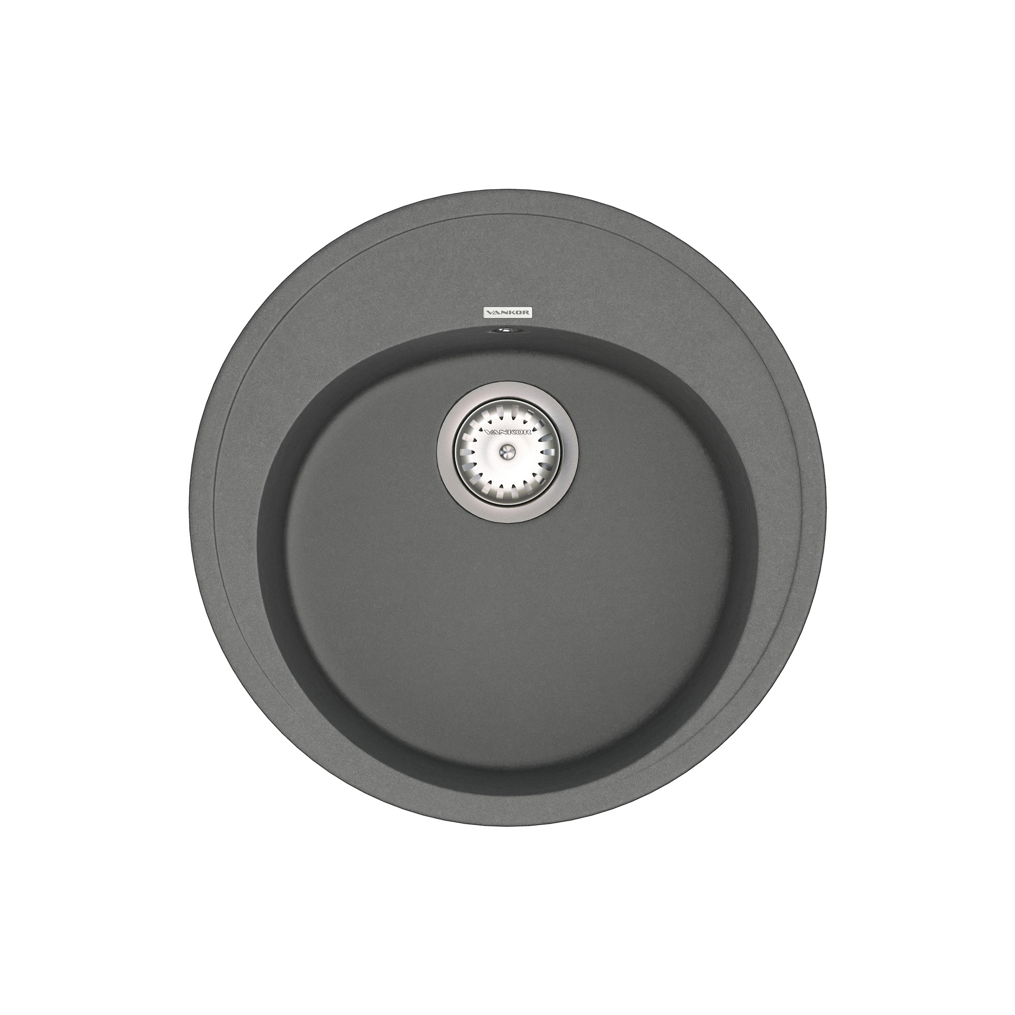 

Кухонная мойка VANKOR Sity SMR 01.50 Gray + сифон VANKOR