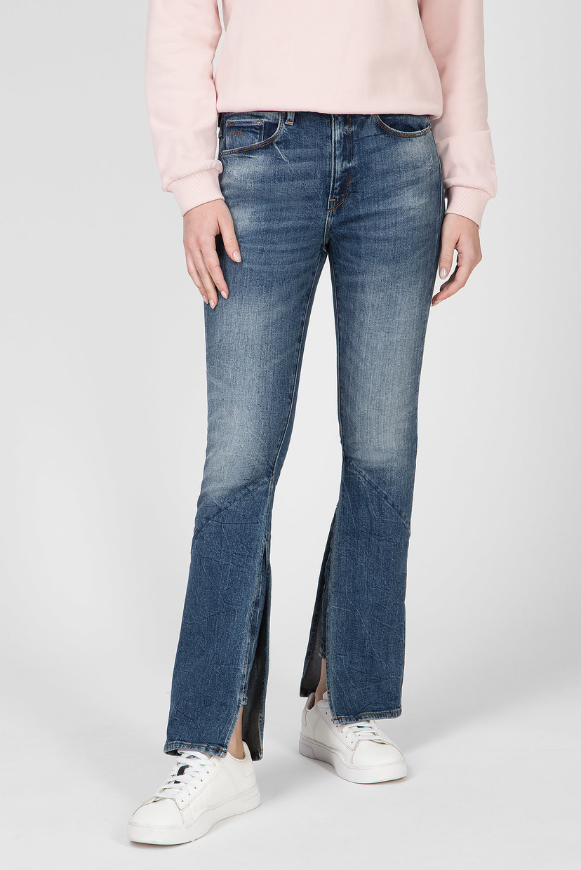 

Женские синие джинсы Yonova High Flare G-Star RAW 25-30 D14431,A670