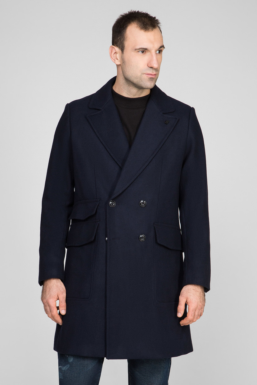 

Мужское синее пальто Double breasted paletot G-Star RAW M D15477,A955