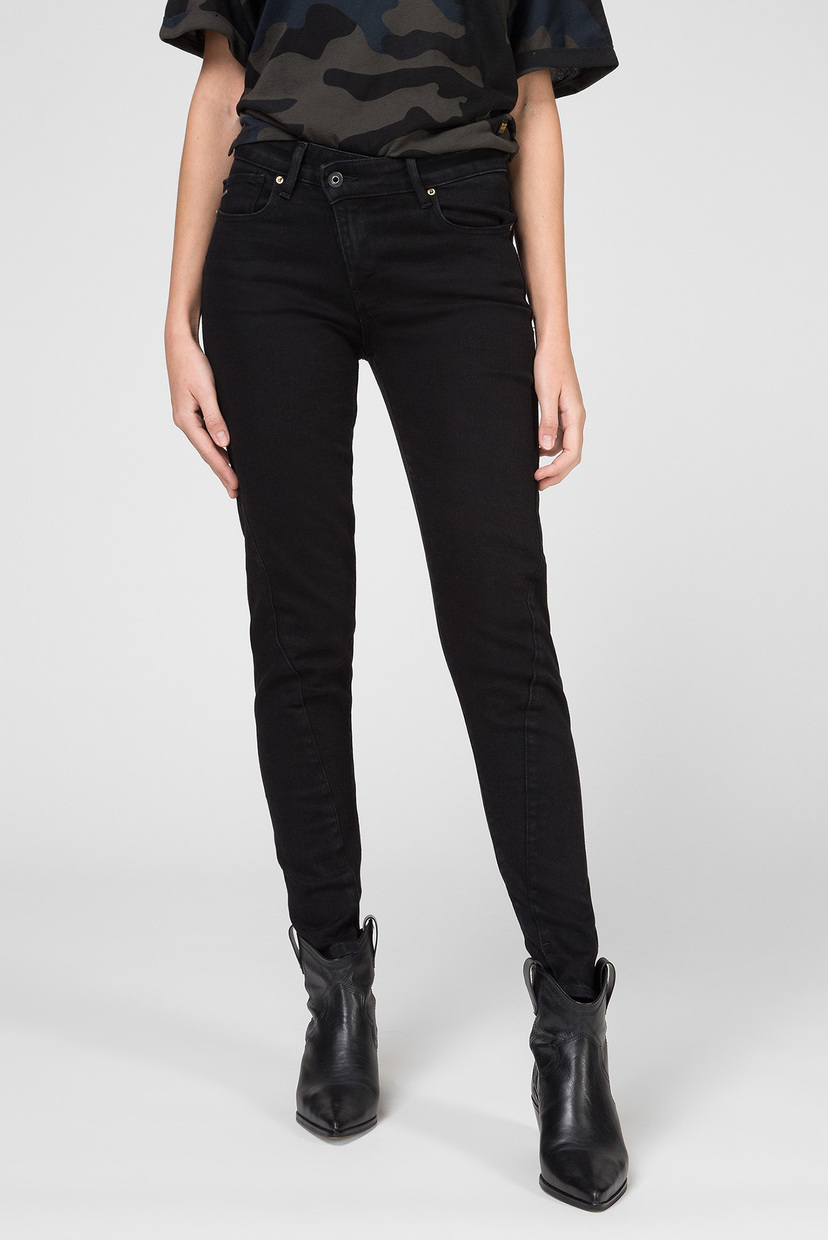 

Женские черные джинсы Joci 3D Mid Slim G-Star RAW 24-32 D15310,B479