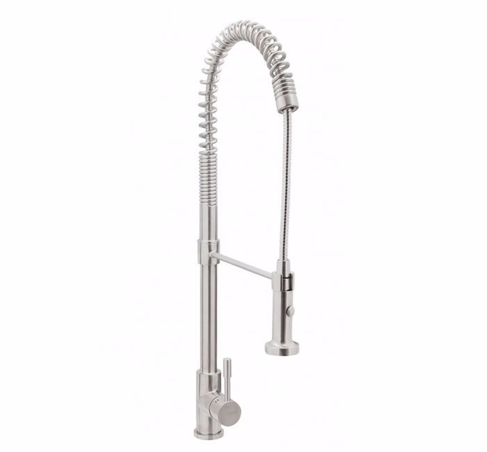 

Смеситель для кухни с выдвижным изливом GENEBRE INOX (65211186066)