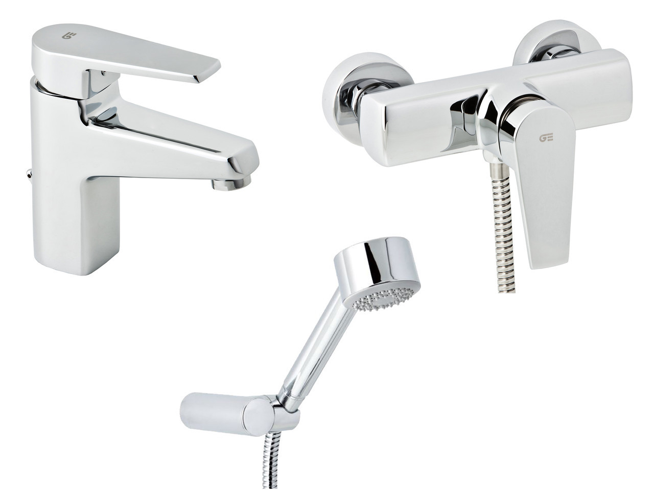 

Набор смесителей GENEBRE Klip 03KL-shower (64130164566+64110164566)