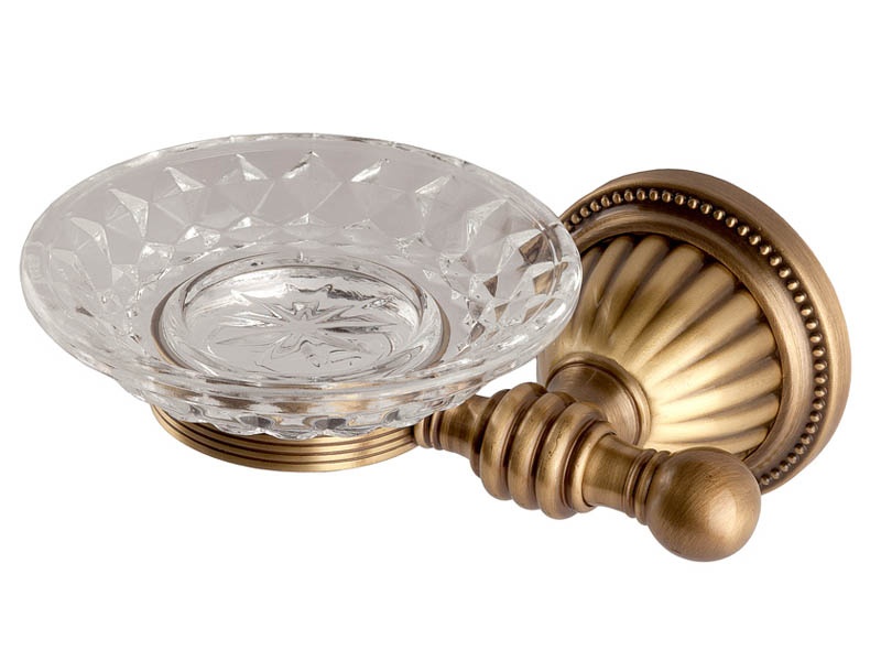 

Мыльница в ванную Kugu Hestia Antique 907A, античная бронза+стекло(907A)