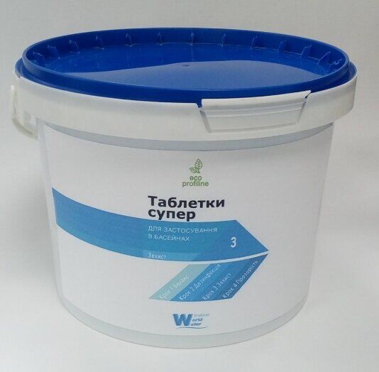 

Комплексный медленнорастворимый препарат 3 в 1 Window World Water Таблетки Супер (таблетки по 200 г) 5 кг