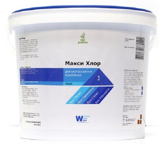 

Медленнорастворимый хлор Window World Water Макси Хлор (таблетки по 200 г) 5кг