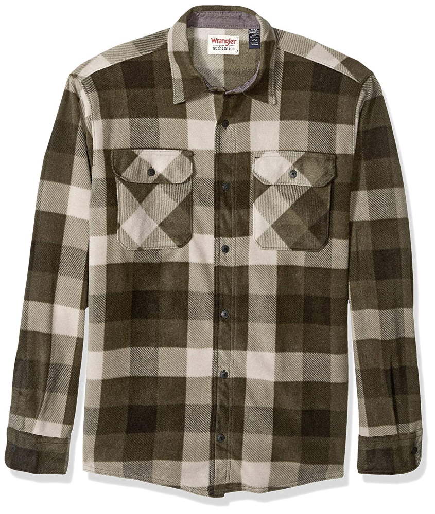 

Рубашка из флиса Wrangler Authentics – Grape Leaf Buffalo, Рубашка из флиса Wrangler Authentics – Grape Leaf Buffalo M