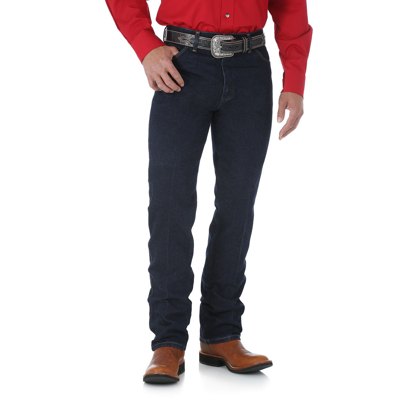 

Мужские Джинсы Wrangler Original Fit - Dark Denim W31 L32 Темно-синий