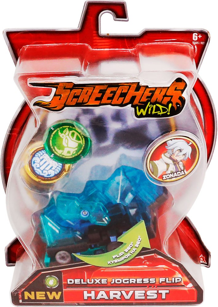 Машинка-трансформер Screechers Wild Дикие Скричеры S2 L2 Харвест