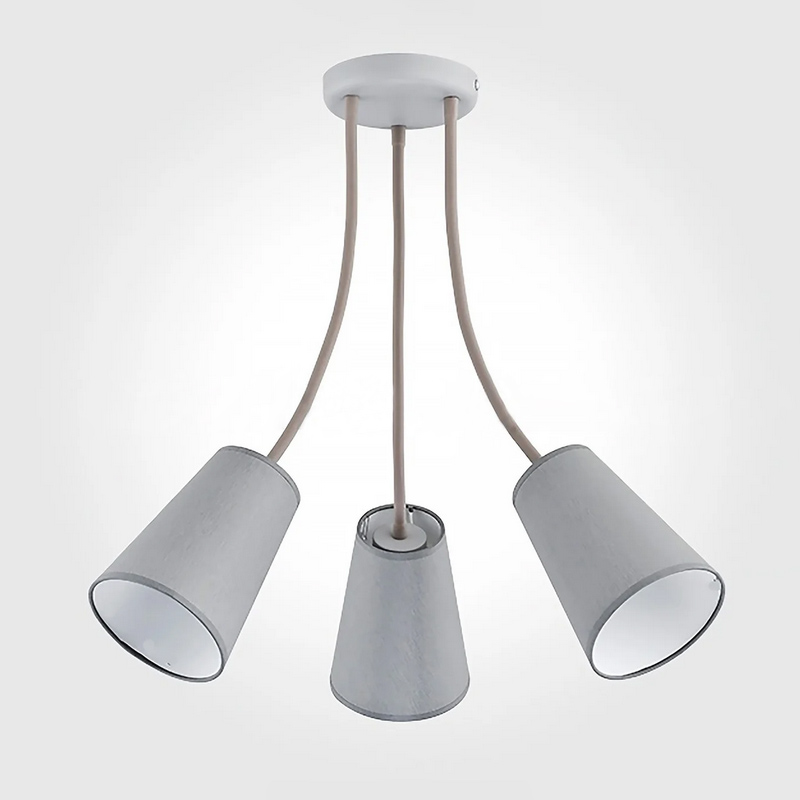 

Люстра стельова Light House NM-14305/3 WT BR біла