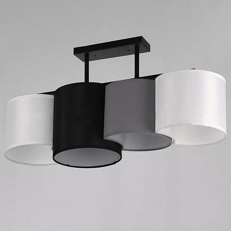

Люстра потолочная Light House NM-14308/4 BK WT черная