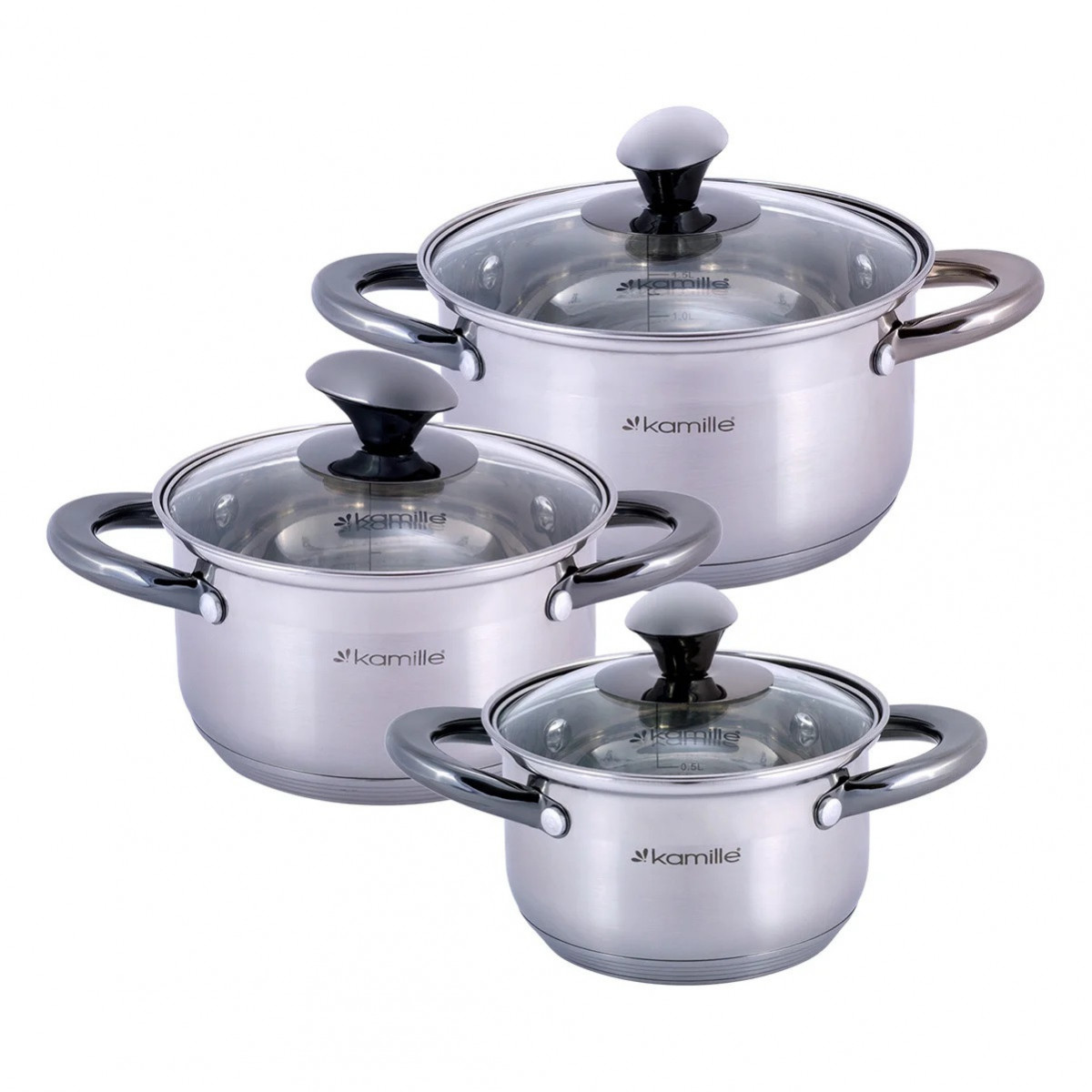 

Набор кастрюль 6 предметов Kamille KM-4926