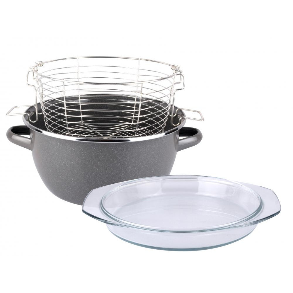 

Кастрюля-фритюрница 24 см Parma Vitrinor VR-1101881